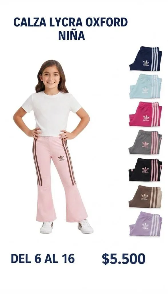 Calza Lycra Oxford Niña