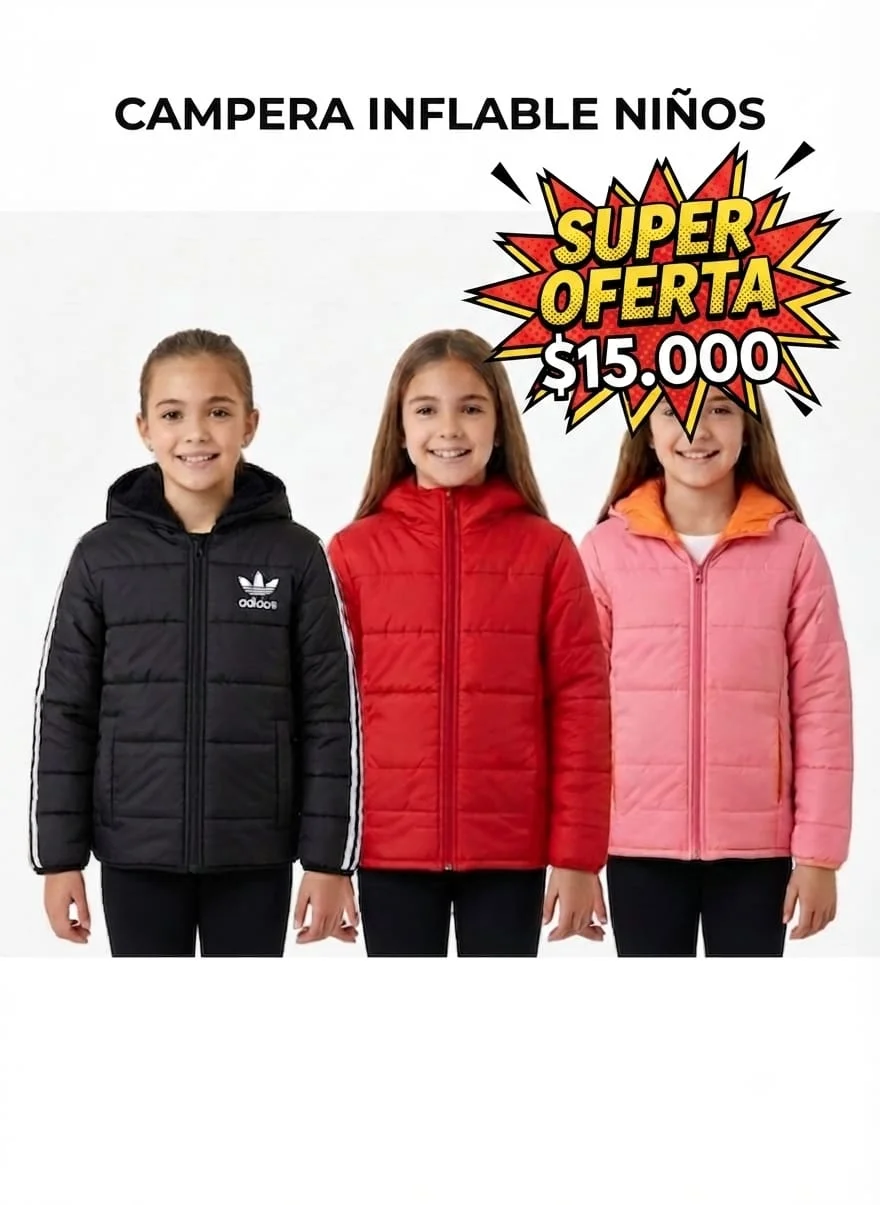 Campera Inflable Lisa Niños