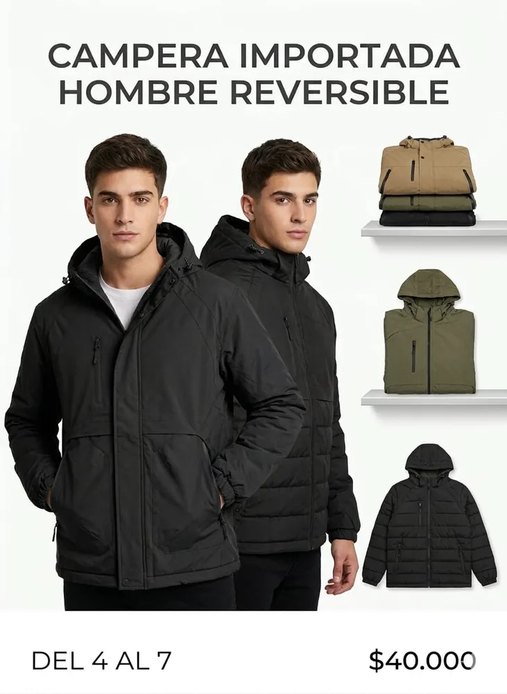 Campera Importada Reversible
