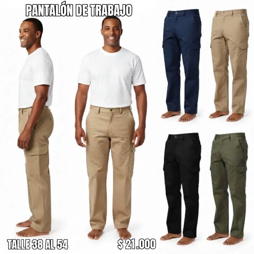 Pantalón de Trabajo Hombre