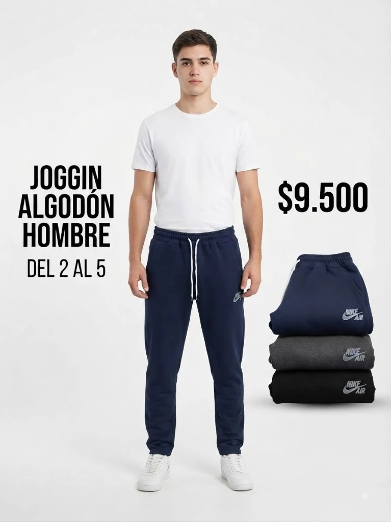 Joggin Algodón Hombre