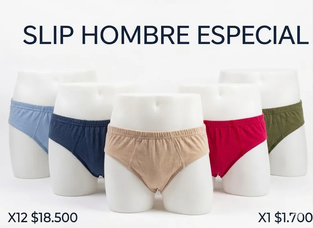 Slip Hombre Especial (Pack x 12)