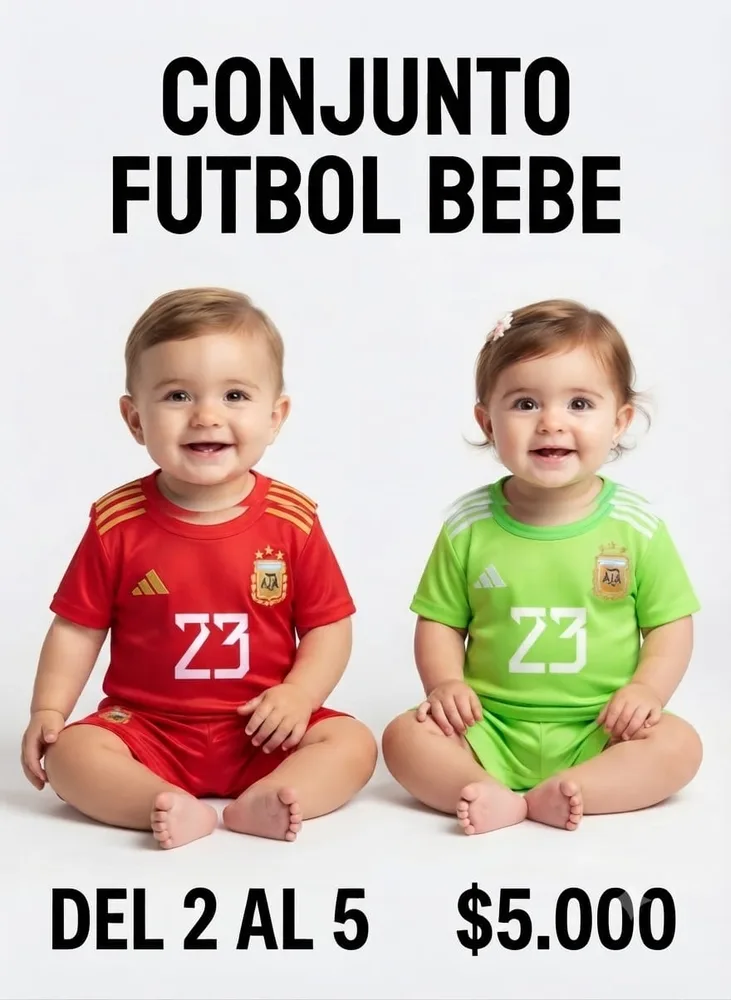 Conjunto Fútbol Bebé