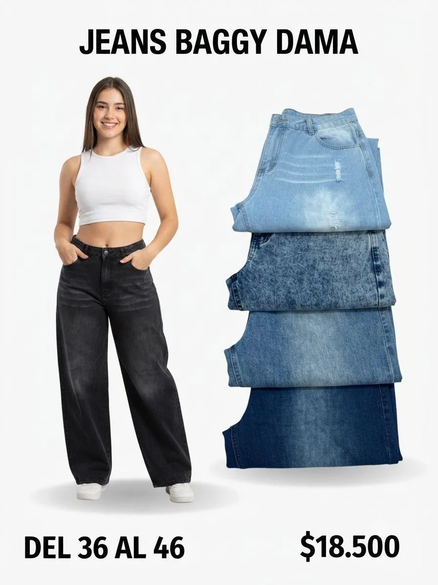 Jeans Baggy Dama