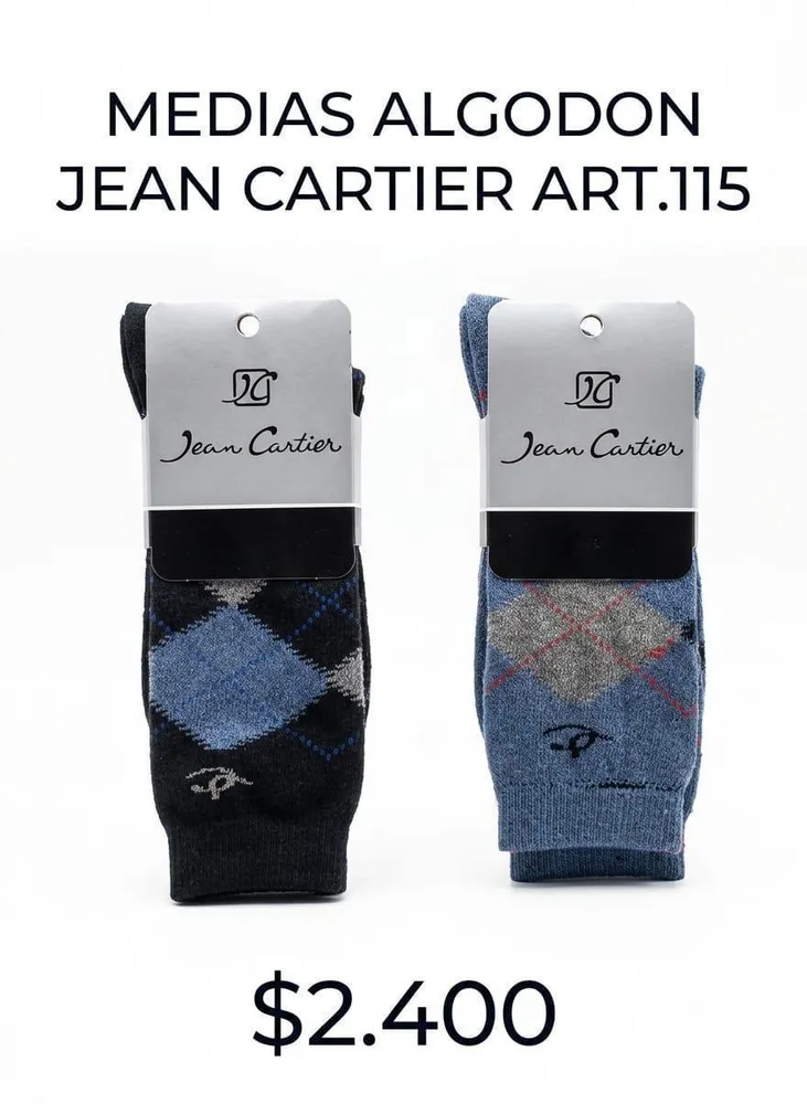 Medias Algodón Jean Cartier