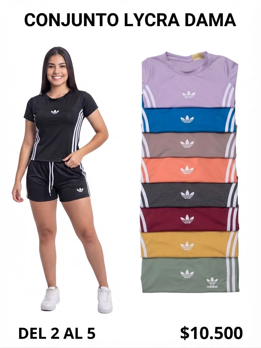 Conjunto lycra dama