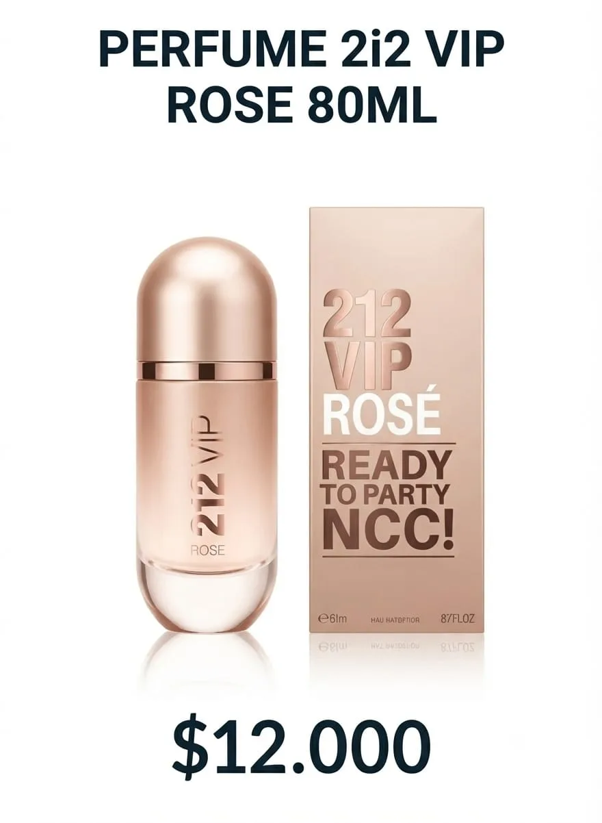 PERFUME 2I2 VIP ROSE 80ML