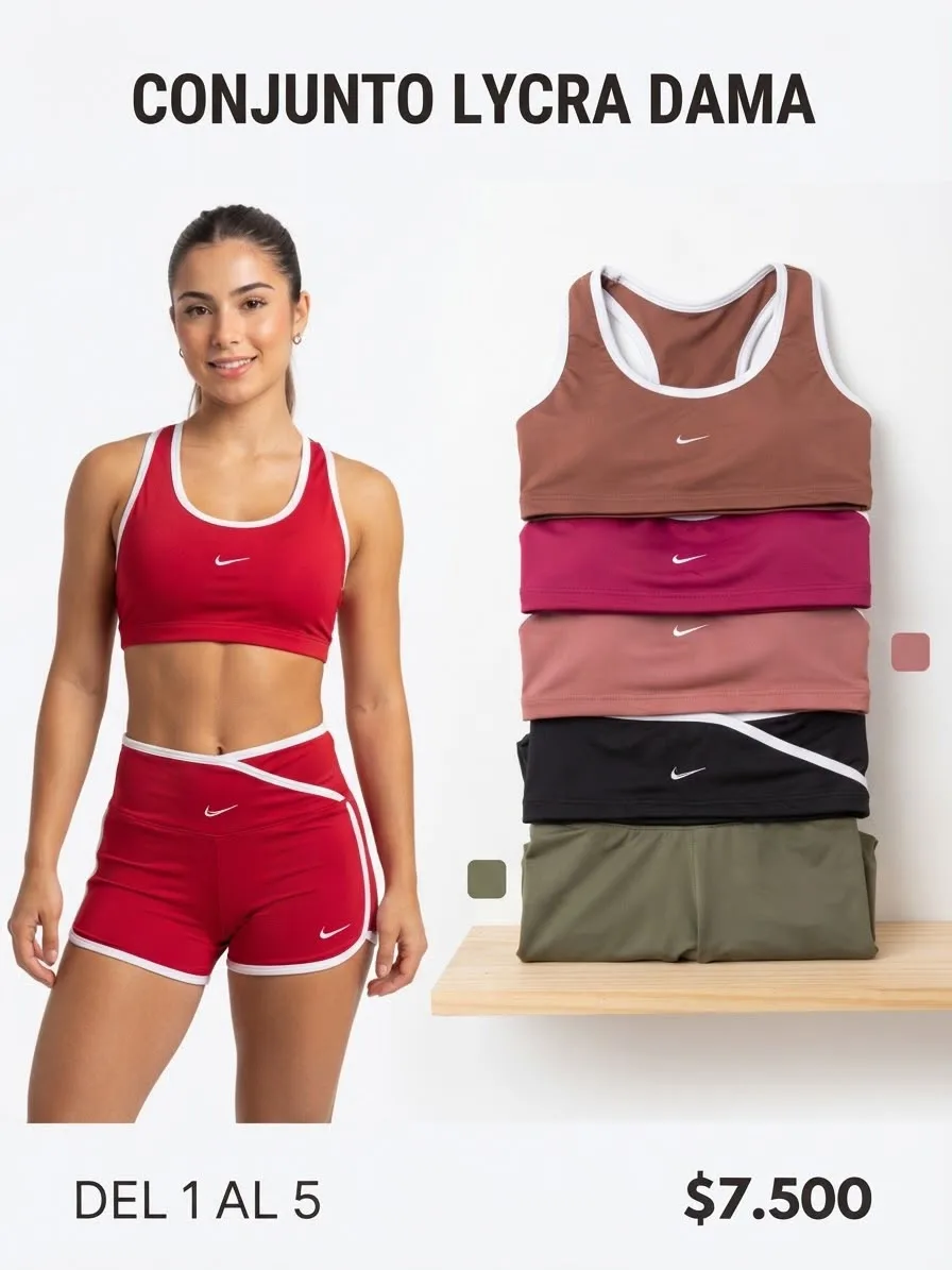 CONJUNTO LYCRA DAMA
