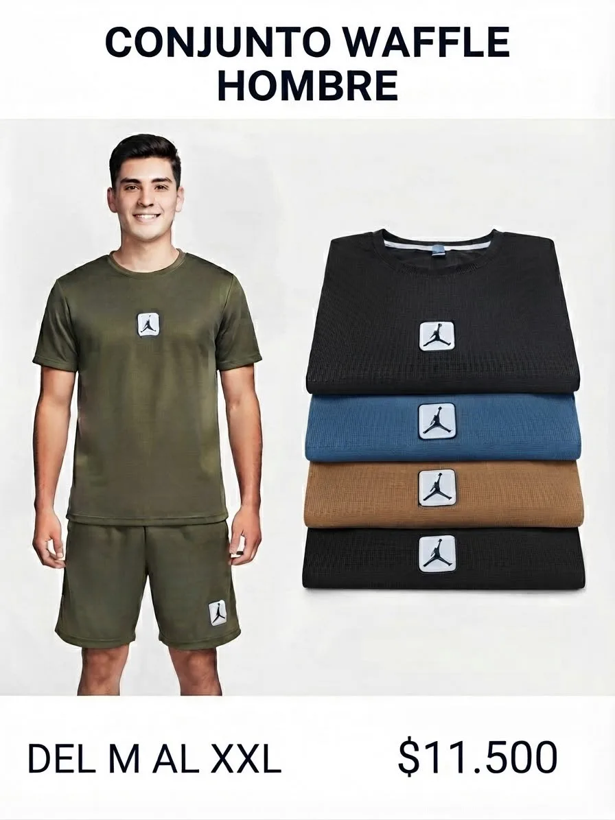 CONJUNTO WAFLE HOMBRE