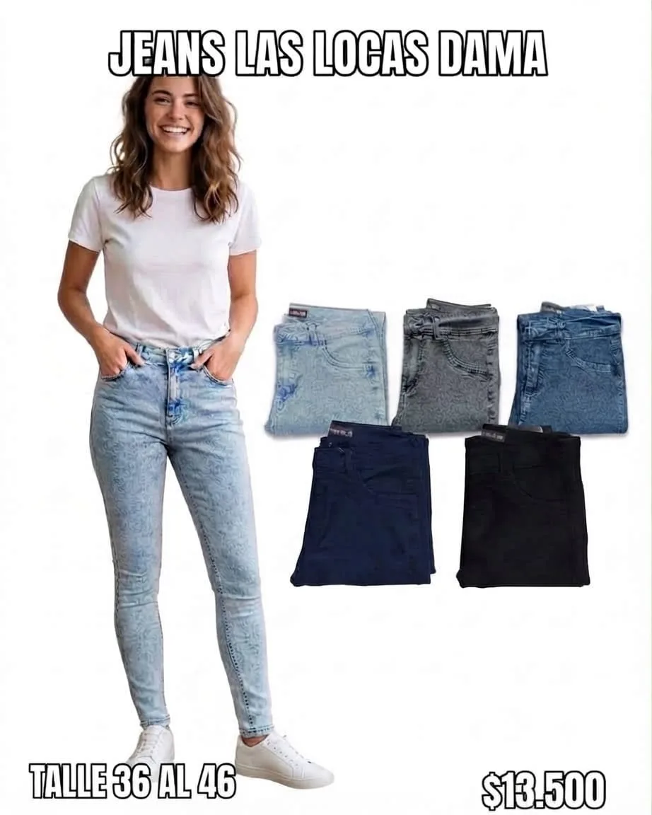 JEANS LAS LOCAS DAMAS
