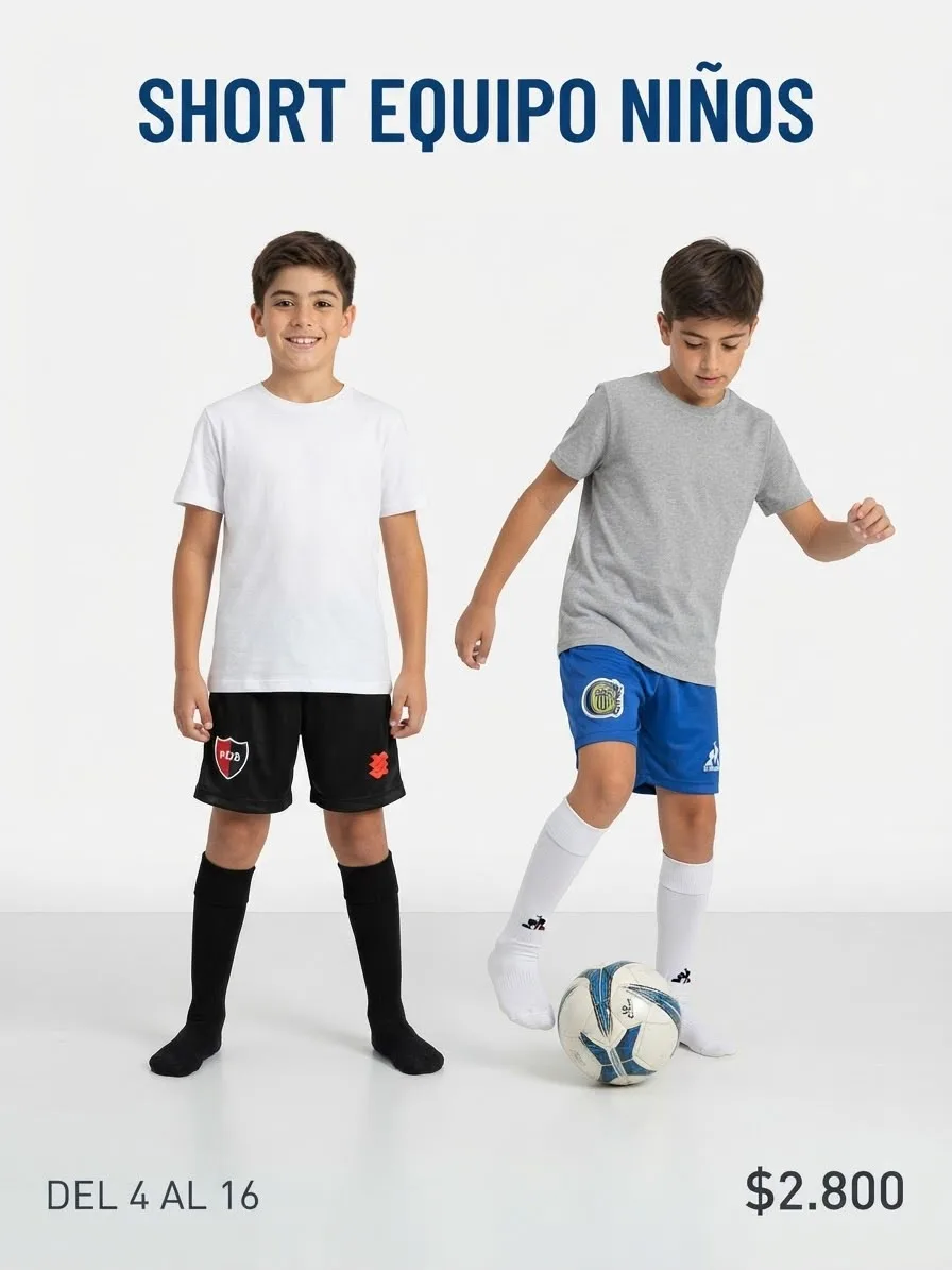 SHORT EQUIPO NIÑO