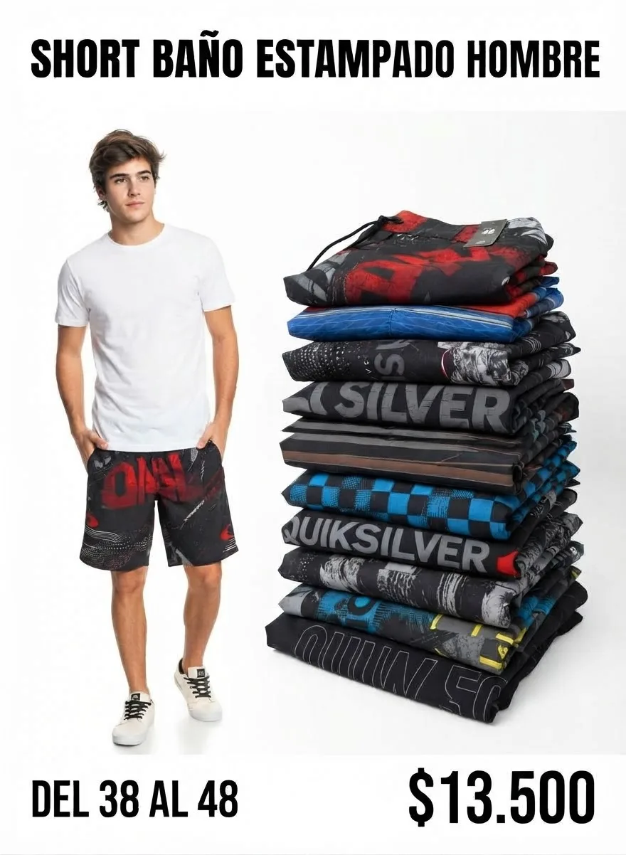 SHORT BAÑO ESTAMPADO HOMBRE