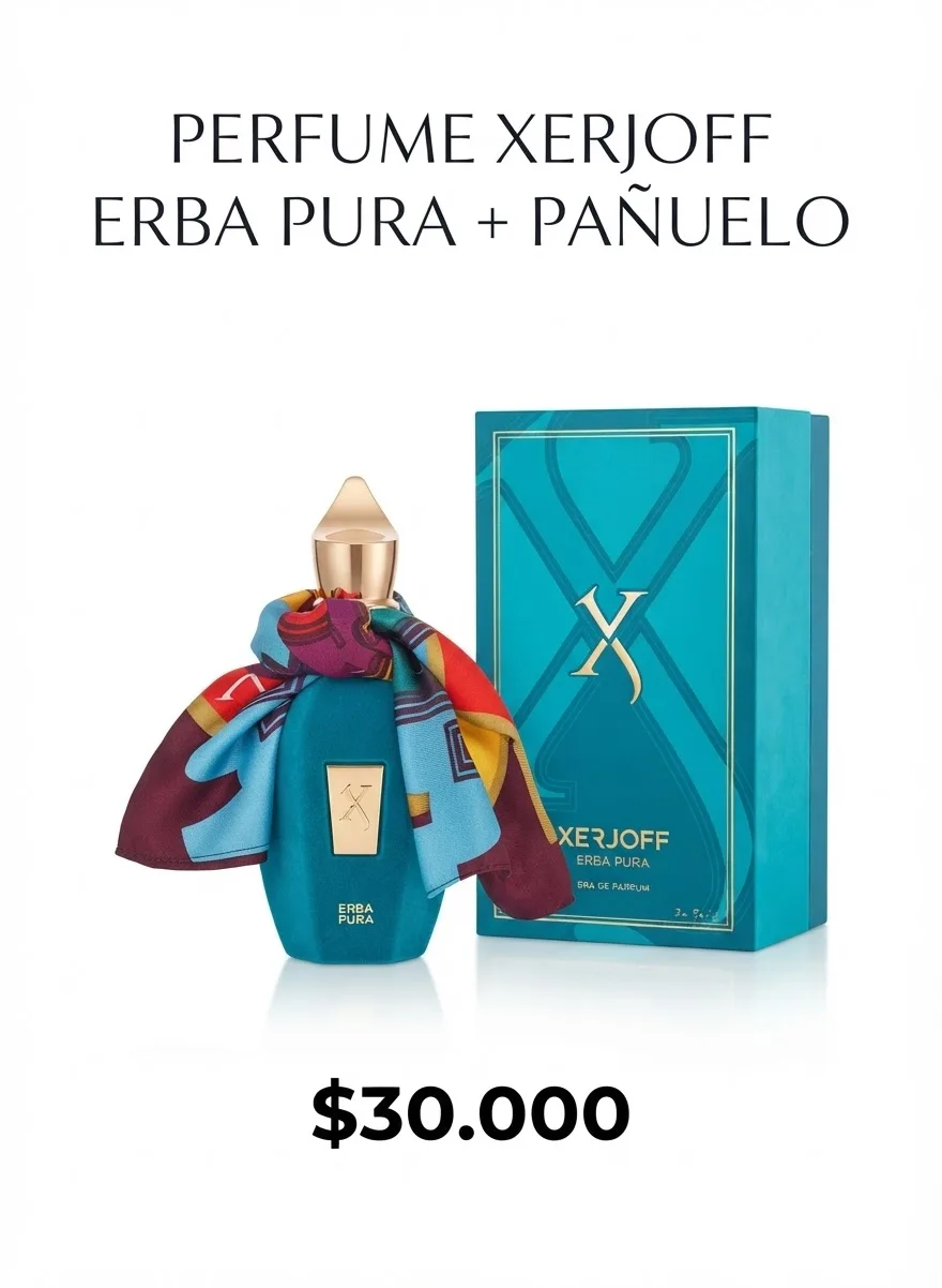 PERFUME ERBA PURA + PAÑUELO